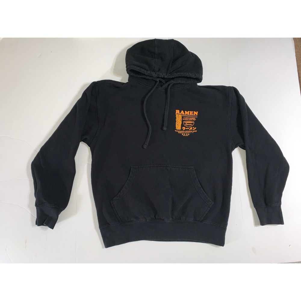 SCW Ramen Traditional Japanese Soup Graphic Hoodie Black Medium - Picture 3 of 10